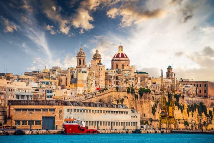 A view from the Maltese Harbour